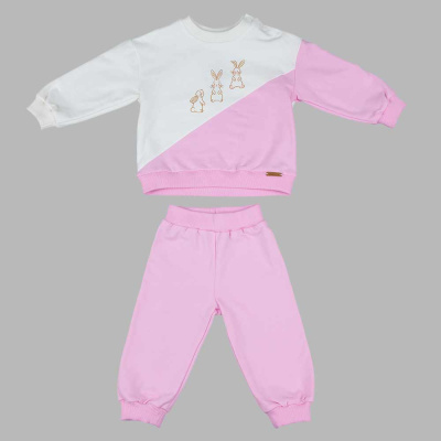 Спортивный костюм Зайка Чуди Кидс 523425Ц2-3 розовый 01